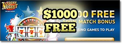 Lucky Nugget 150 Free Spins